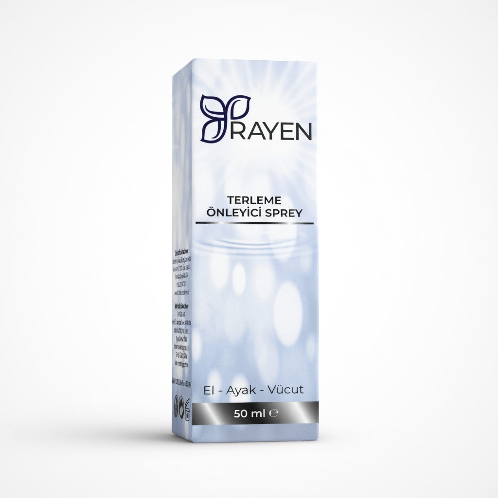 Rayen Terleme Önleyici Sprey 50ml El, Ayak, Koltuk Altı ve Tüm Vücutta Etkili