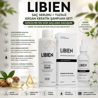 Libien Serum ve Şampuan Seti - Saçınız Cana Gelsin