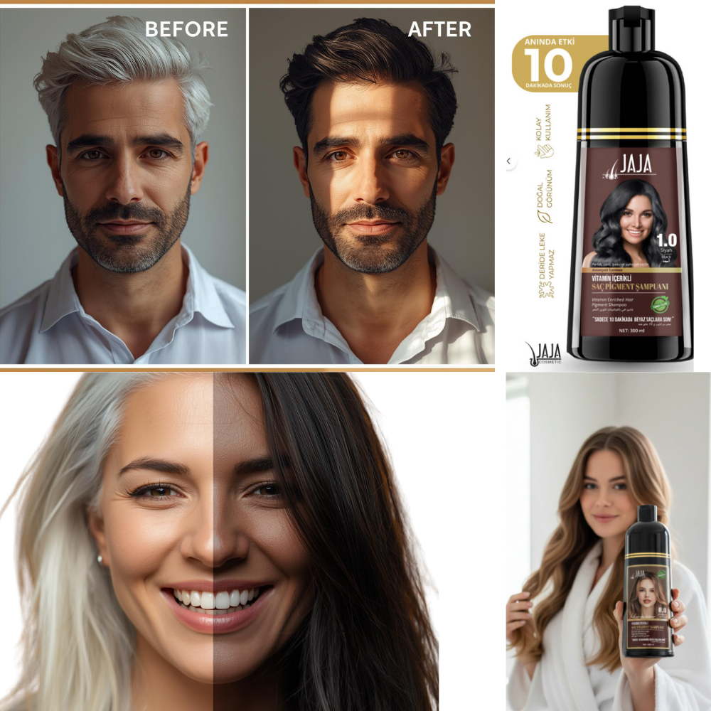 Beyaz Kapatıcı Saç Pigment Şampuanı 300 ml