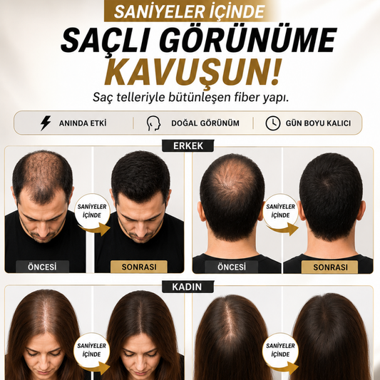 Saç Dolgunlaştırıcı Doğal Fiber 50 Gram
