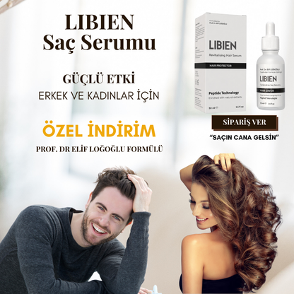 LIBIEN Saç Serumu Erkek ve Kadınları İçin Güçlü Formül
