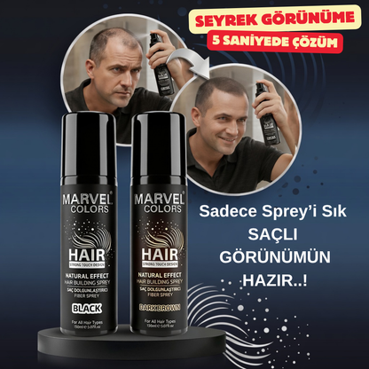 Anında Saç Dolgunlaştırıcı Sprey Erkek & Kadın